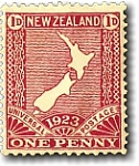 1923 Map Stamp