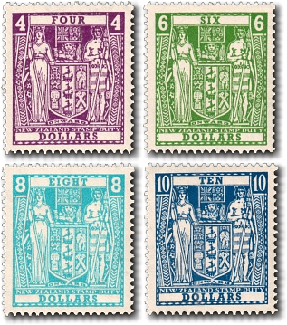 1967 Decimal Arms Postal Fiscals