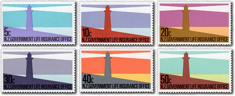 1981 New Zealand Government Life Insurance Lighthouses