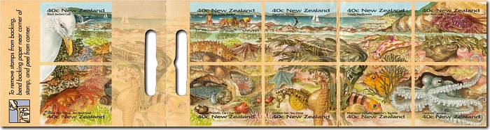 1996 Seashore Rock Pool Self Adhesive Booklet