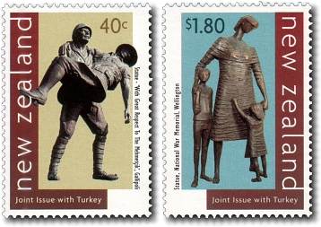 1998 Memorial Statues - Joint Issue with Turkey