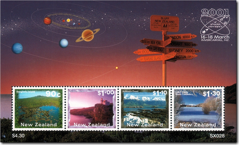 2001 Stamp Odyssey Exhibition Invercargill
