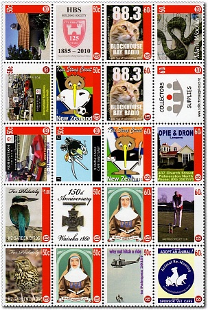 2010 Custom Advertising (CALs) / Personalised Postage Labels 