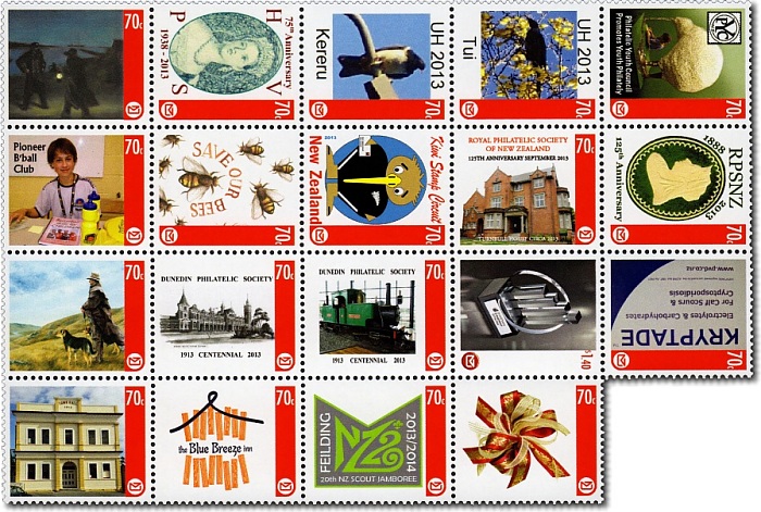 2013 Custom Advertising (CALs) / Personalised Postage Labels